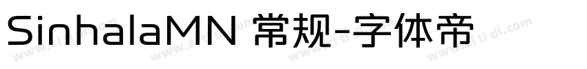 SinhalaMN 常规字体转换